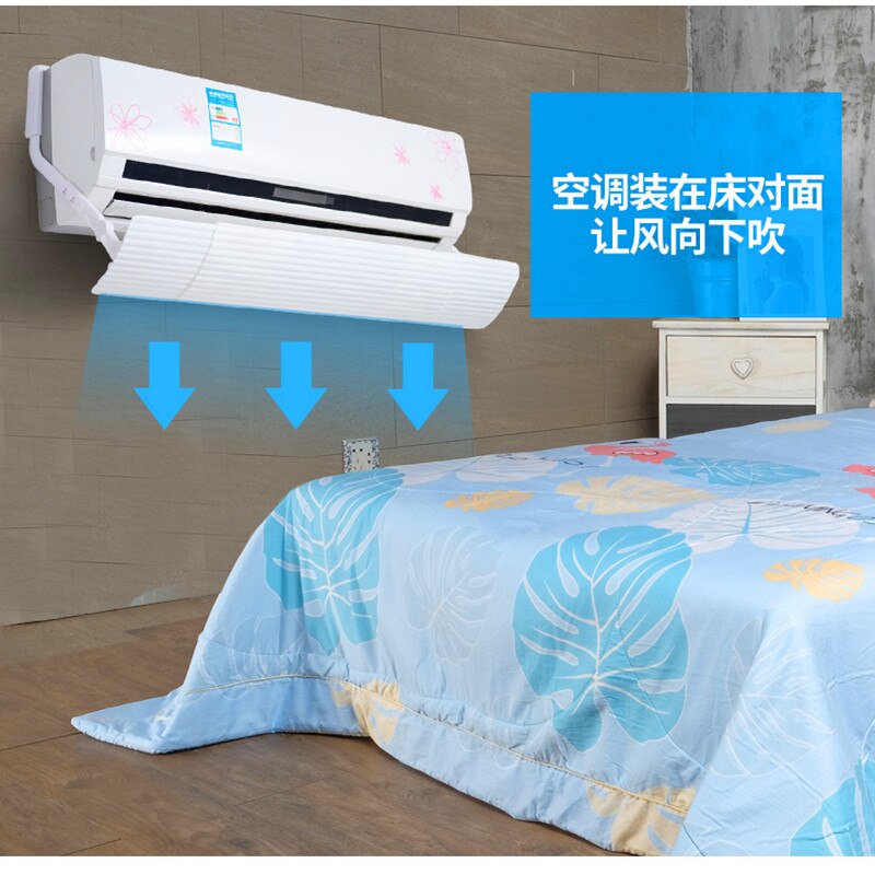 anti direct blowing retractable air conditioner wind shield, exhaust fan wind deflector baffle Air Conditioner Parts