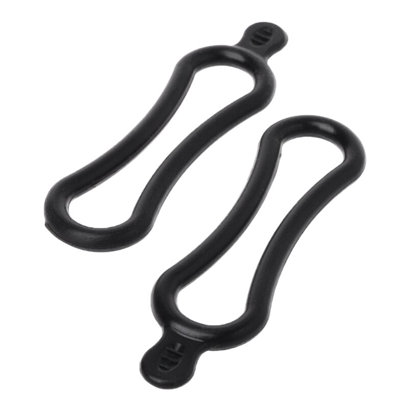 haut vélo lumière lampe support de montage cadre élastique sangle LED tête lumière caoutchouc anneaux