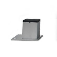 4 stks 5 cm Aluminium Kast Voeten Tafel Metalen Meubels Benen Vierkante Stand Base met Schroeven
