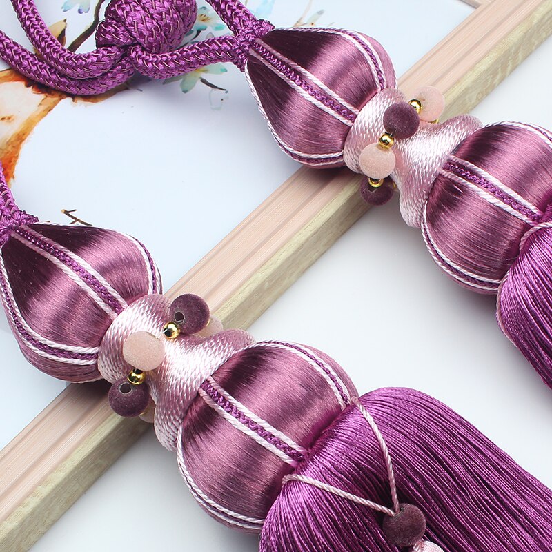 Gordijn Bandage Gordijn Kwastje Eenvoudige Moderne Opslag Gordijn Touw Haak Bandage Lace-Up Trekkoord Decoratieve Ballen