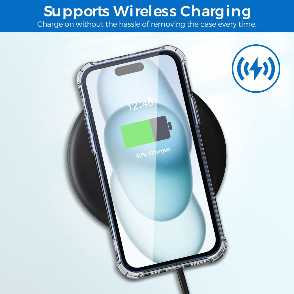 Coque de luxe antichoc en silicone pour iPhone 15 14 Plus 13 12 Mini Pro Max X Xs XR 7 8 6 Plus, housse de pare-chocs transparente et souple