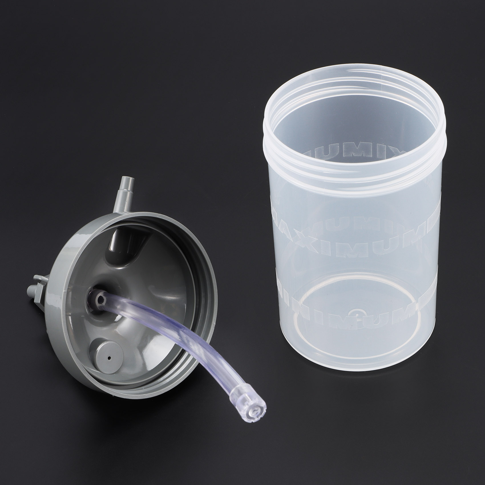 Botella de agua para humidificador, concentrador de oxígeno, botellas, taza, accesorios para generador de oxígeno