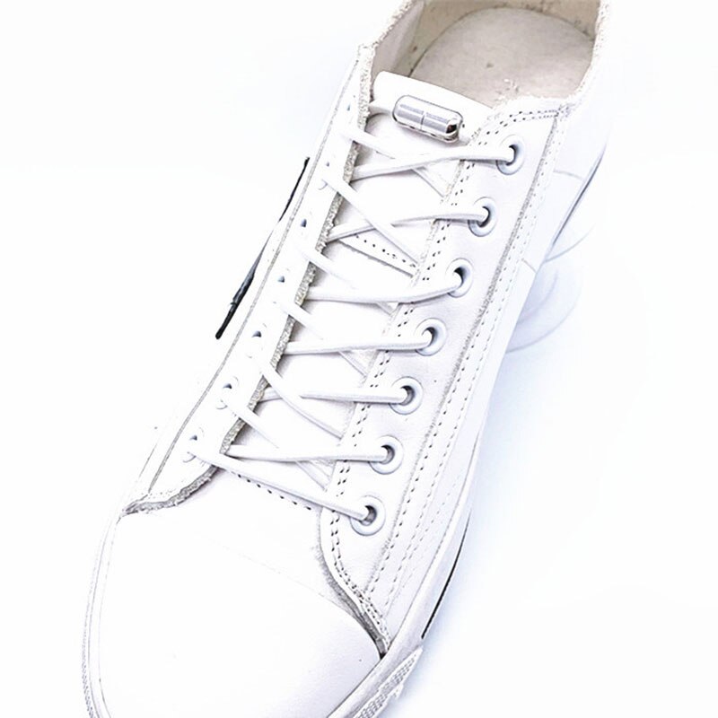 Najnowszy 1 para buty bez sznurówek sznurowadła klamra elastyczne sznurowadła metalowy przycisk kapsułki robić butów trampki