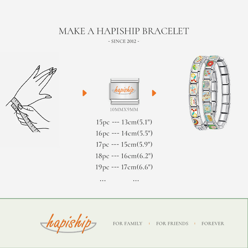 Happishop – breloques en acier inoxydable pour la fabrication de bijoux, 1 pièce, 9mm 13mm de largeur, Original, motif marguerite, , DJ316