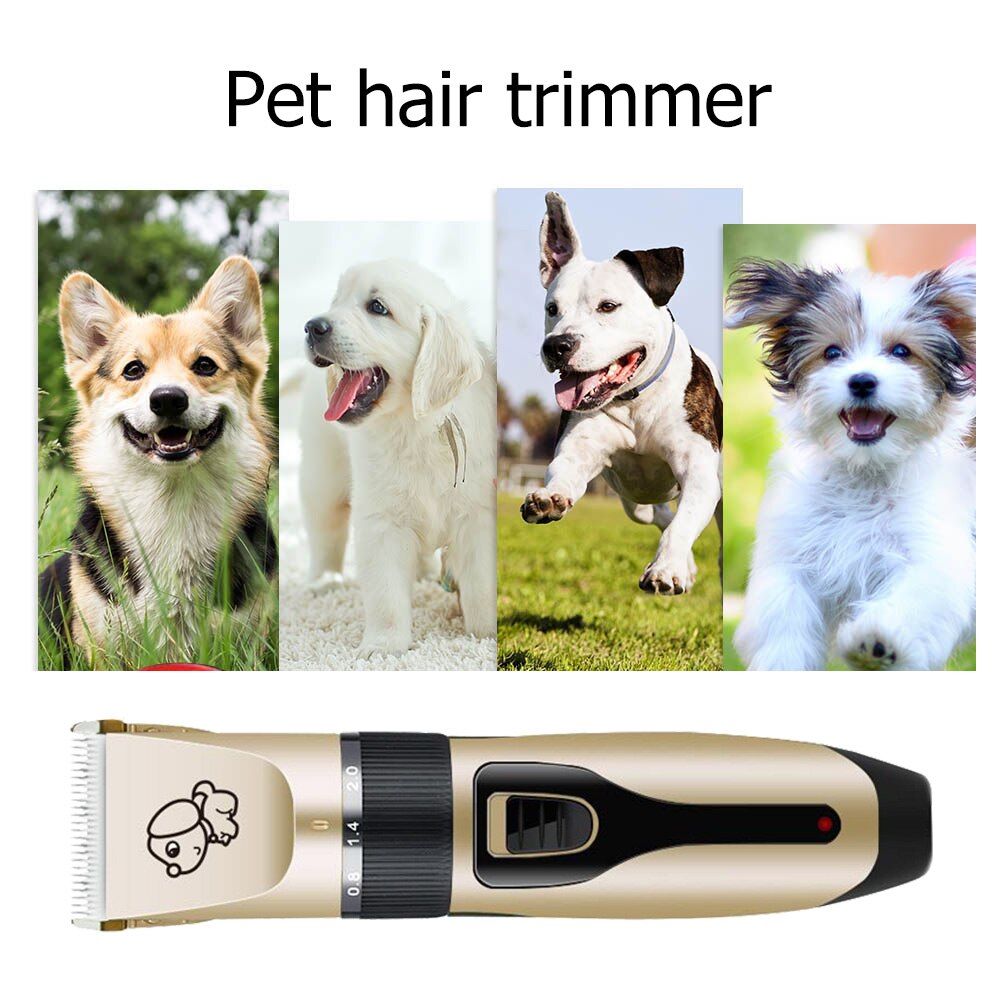 Huisdiertrimmer, usb-oplaadbaar, elektrisch, honden- en kattentondeuse, scheerapparaat, tondeuse, trimapparaat, huisdierhaarknipmachine