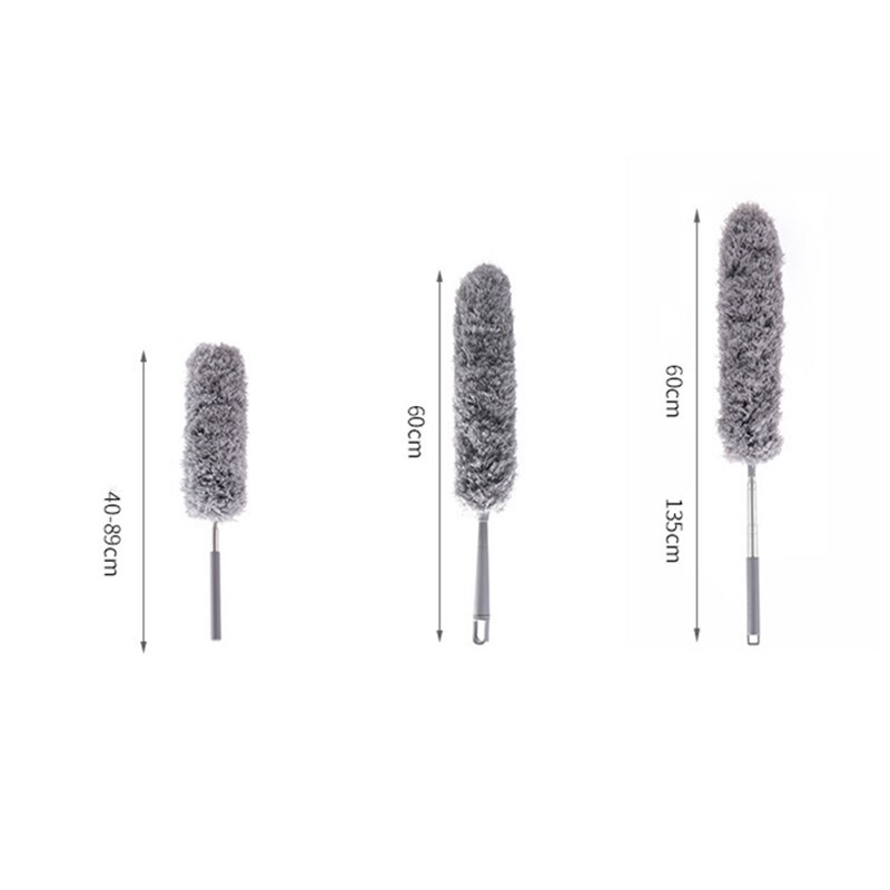 Microfiber Duster Extra Long Flexible Telescopic Pole Duster Car Brush for Cleaning Roof Ceiling Fan Wardrobe XHC88