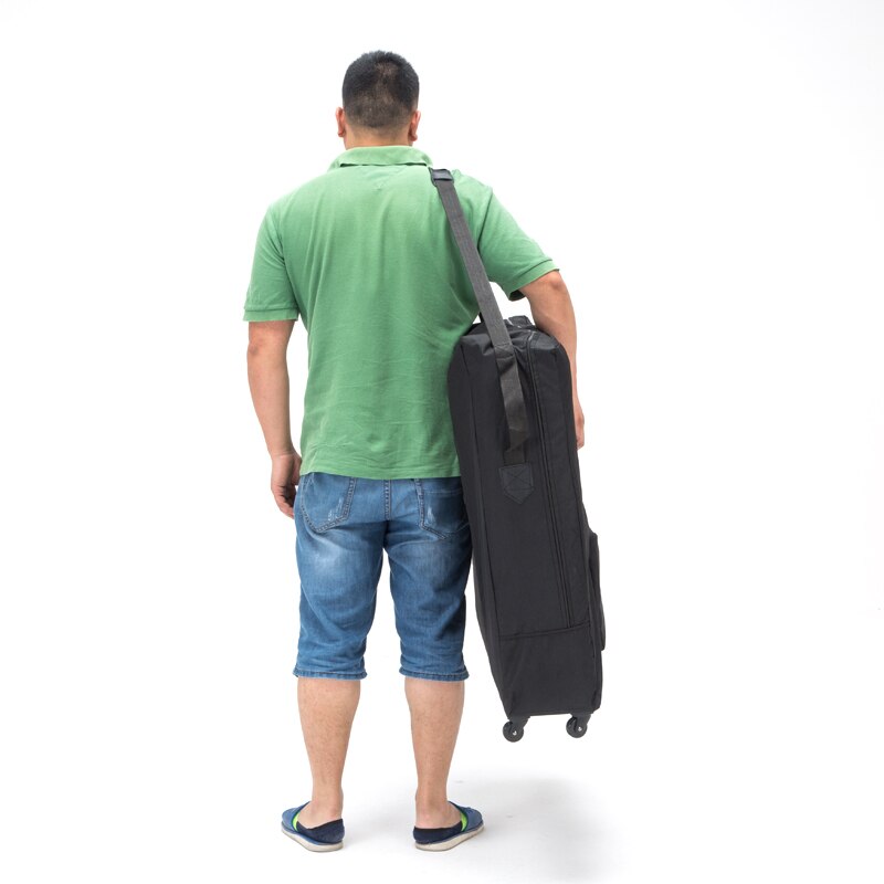 15%,Push-pull Folding Storage Bag for Massage Bed Beauty Bed Waterproof Backpack with Wheel Wear-resistant Oxford Cloth 93*70cm