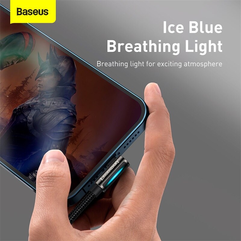 Baseus usb kaapeli iphone 12 :lle 11 pro max  xr 8 plus kaapeli 2.4a pikalataus iphone  x 7 :lle laturi pelikaapeli usb datalinja