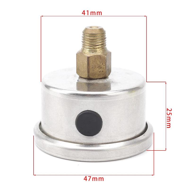 Automobile fuel regulating valve pressure gauge oil booster fuel / pressure 0-160psi gauge pressure gauge oil fuel pressure J1B0