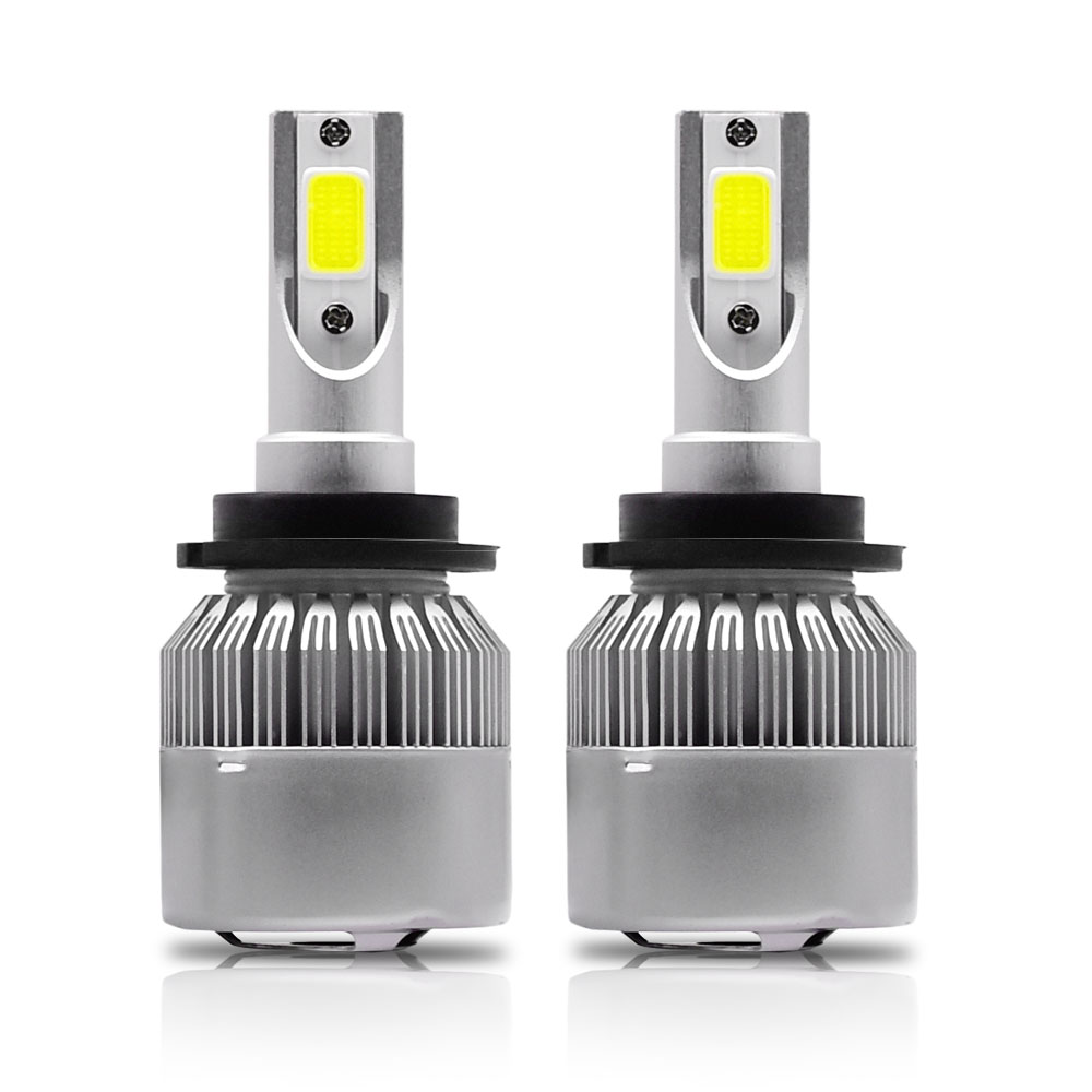 2Pcs/lot D2S D2C D2R D4S D4C D4R LED Headlights Bulbs Conversion Kit Lights 110W 11000LM H8/H9/H11 Auto COB Car 6000K