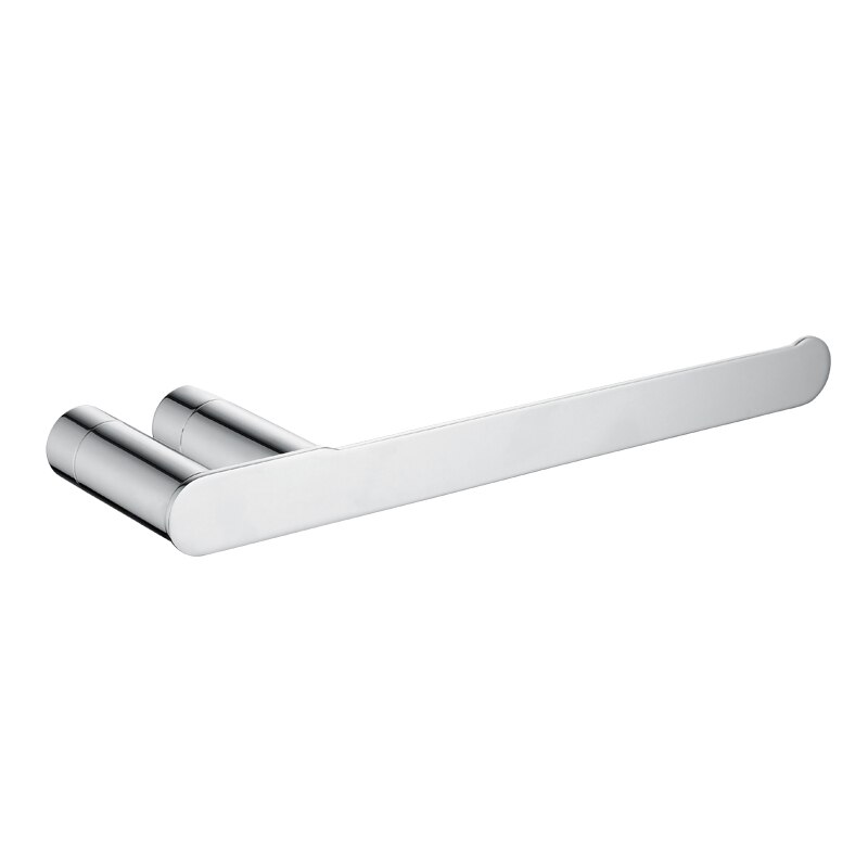 Modern Bathroom Accessories Chrome Finish Toilet Paper Rack Towel Bar Shelf Glass Holder Wall Mount Hook Bathroom Hardware Set: Towel Bar A