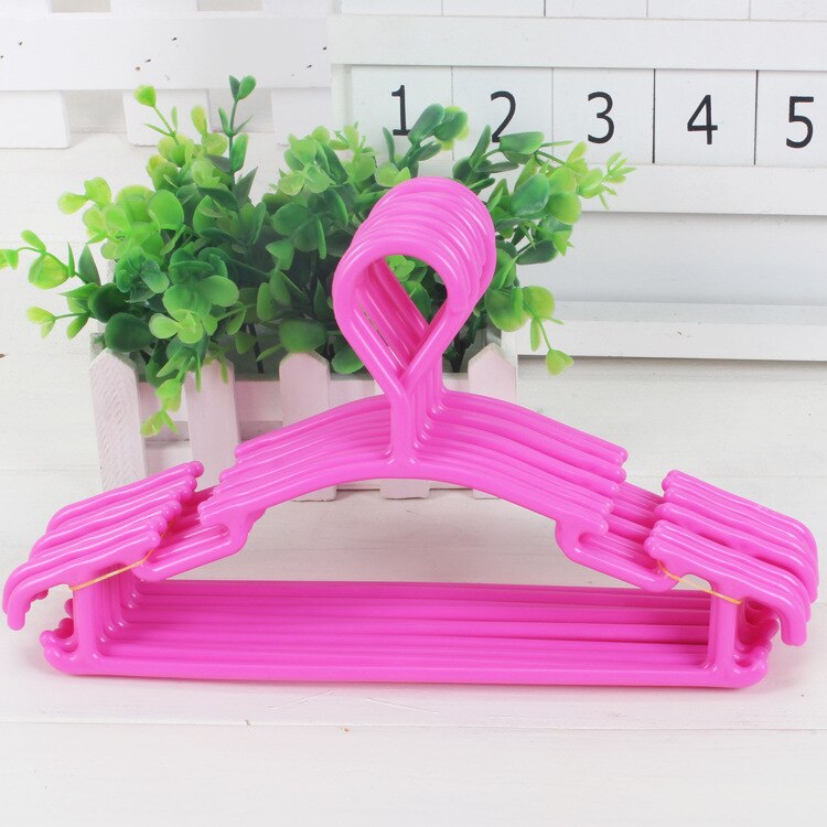 Ganchos para estantes de ropa de bebé, tendedero al aire libre de plástico, ganchos para estantes, ropa de niño, organizador de armario, 1 unidad: pink