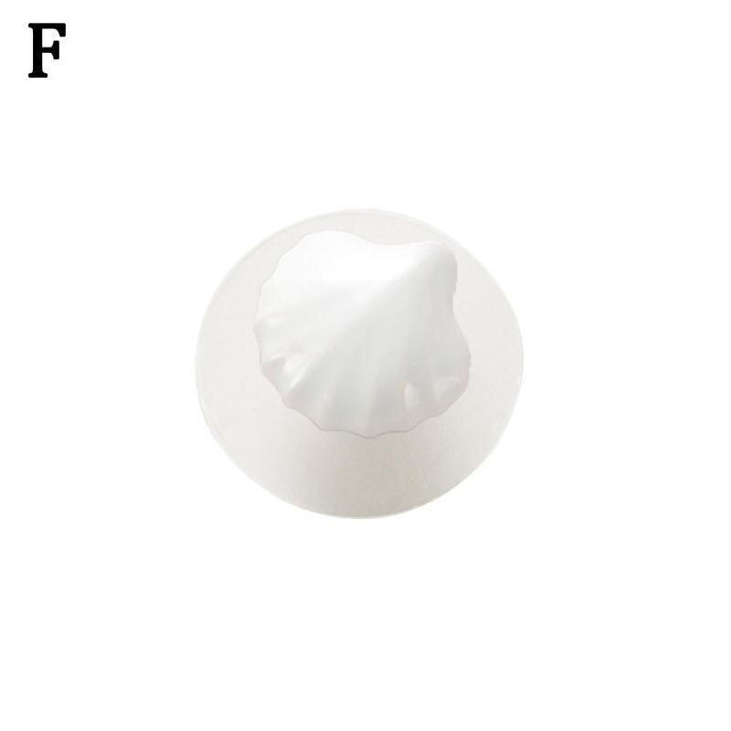 Schattige meubeldeurgreep schuifraam kunststof kast keukenknoppen handgrepen ponsvrije lade zelfklevende hardware hand  c2 o 3: F