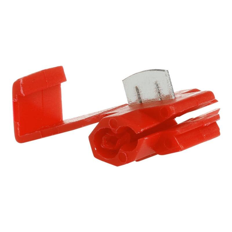 50pcs/Lot Red Scotch Lock Wire Connectors Quick Splice Terminals Crimp Electrical Cable Connectors With Insulating Safety Cover