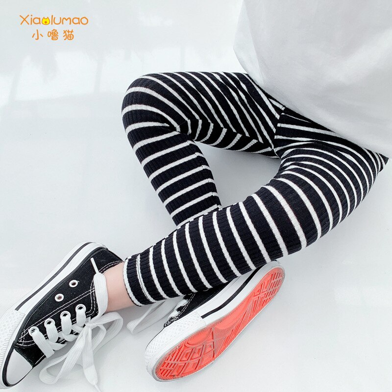 Leggings voor kinderen leggings voor babymeisjes kinderkleding meisjes katoenen baby bloemenstrepen leggings voor meisjes van 5-16 jaar