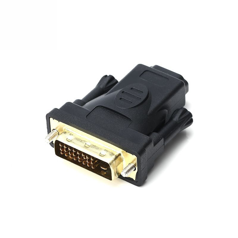 24 + 1 DVI Stecker Auf HDMI-kompatibel Weibliche Konverter Zu DVI Adapter Unterstützung 1080P für HDTV Projektor Gold Überzogene Adapter