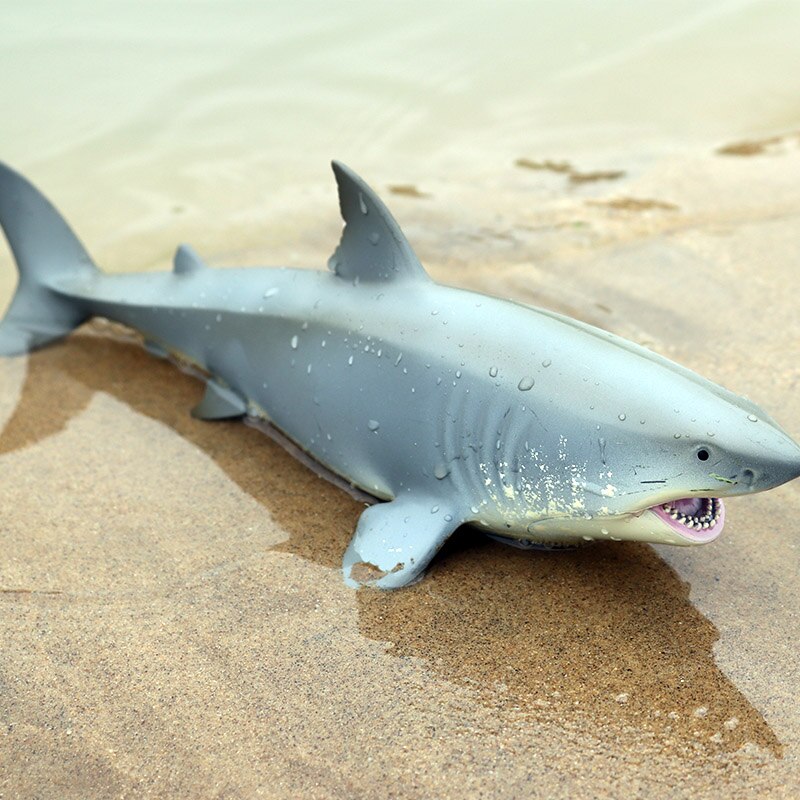 Sea Life Savage Whale Shark Lifelike Baby Shark Toy Anti Stress Squeeze Big Shark Collection Toy for Kid