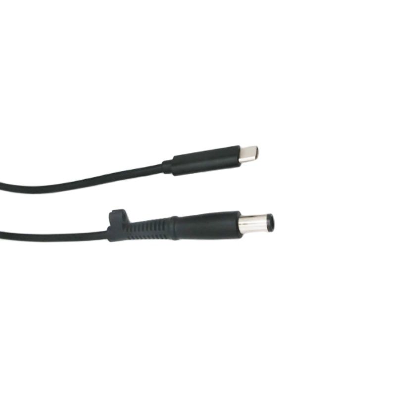 PD type-c na konwerter DC kwadratowe usta do 7.4*5.0 okrągłe usta 65W szybkie źródło ładowania adapter do laptopów Dell