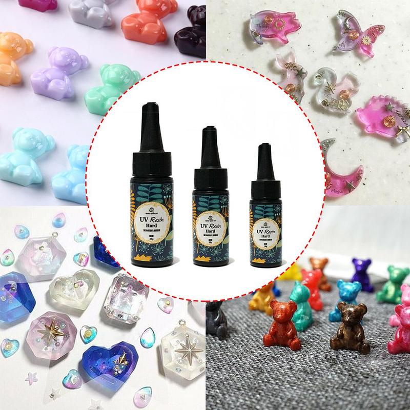 UV Ultraviolet Resin Gel Curing Quick-drying Non-toxic Transparent Sunlight Activated Hard