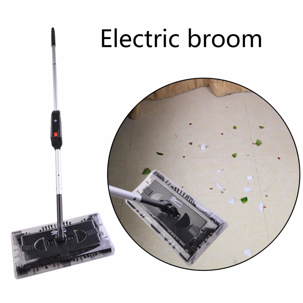 Trapeador automático barredora giratoria electrónica de giro a mano barredora limpiadora automática de limpieza del hogar escoba eléctrica
