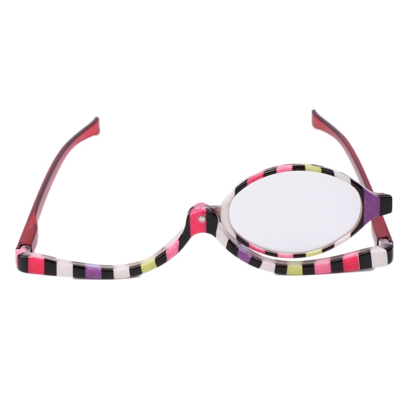 Magnifying Glasses Makeup Cosmetic Reading Glass Folding Eyeglasses +1.5~+4.0