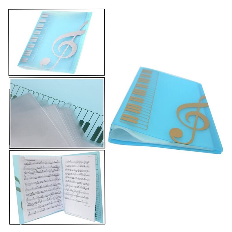 Music Score Folder Band Folder Musician Folder Writing Music Paper File Paper File Storage Folder Folder, 40 Pages