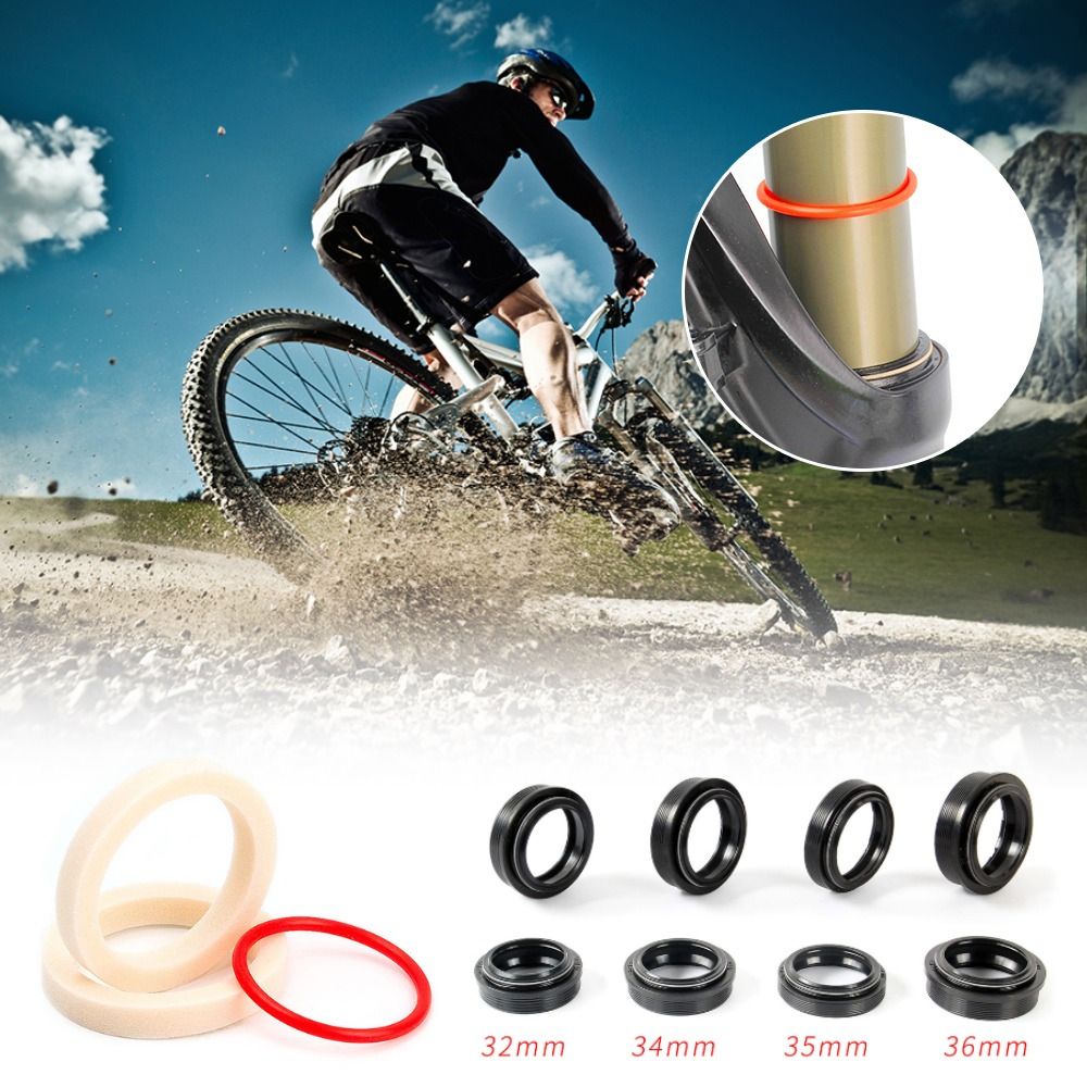Sello de horquilla Universal de repuesto para bicicleta, piezas de repuesto de 32mm/34mm/35mm/36mm, sello antipolvo para horquilla, sello de aceite de suspensión para bicicleta de montaña