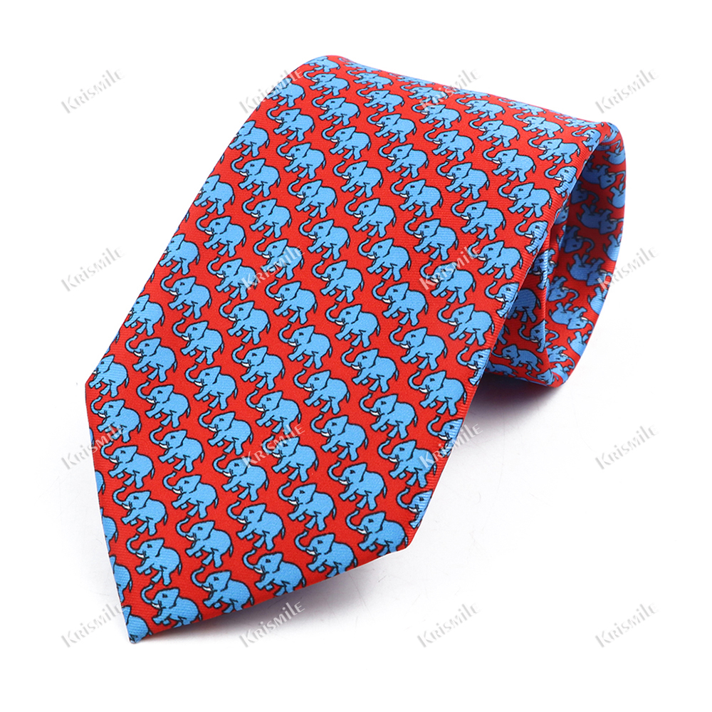Nouveauté impression créative Imitation soie cravate décontracté hommes cravate dessin animé Animal mathématiques formule concepteur cravate de mariage cravate