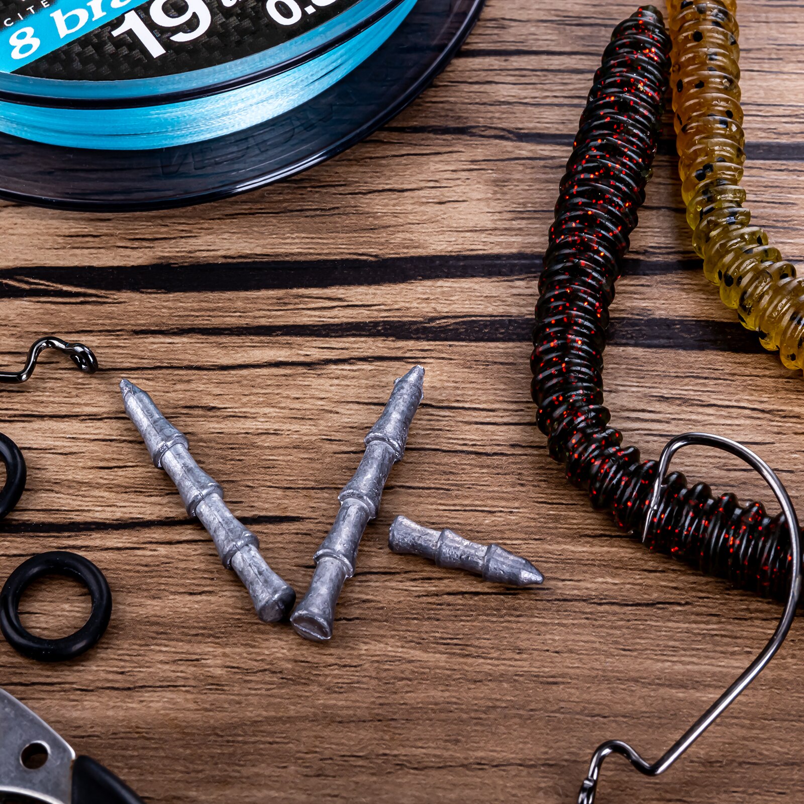 Thkfish insert paino 1g 1.7g 2.3g hassu rig kalastus painot uppoavat pehmeä syötti kalastustarvikkeet