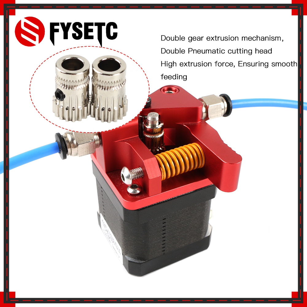 Dobule Pulley MK8 Extruder Btech Dual Direct Drive Extruder Kit Für CR-10S CR10S PRO Ender-3 Ender-3PRO Ender 5 Tornado