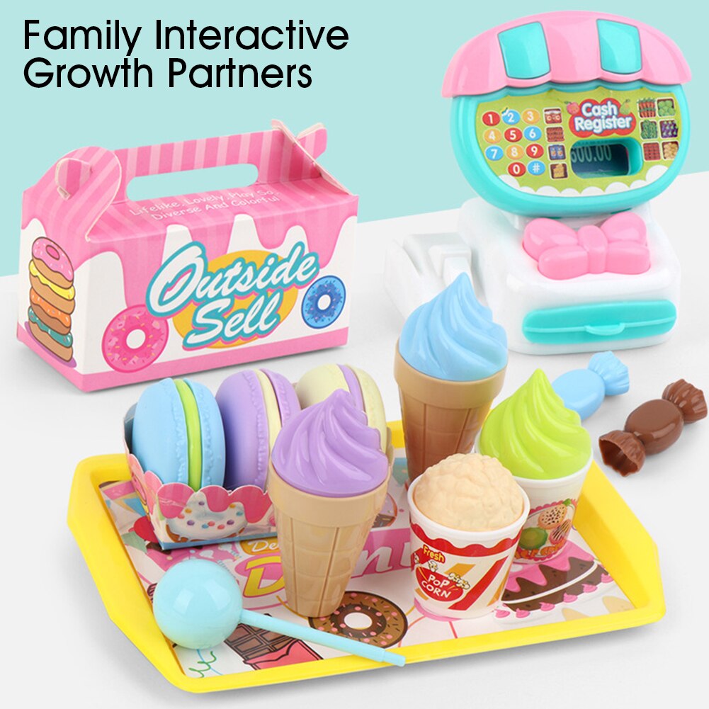 Speelhuis Speelgoed Set Leren Educatief Kinderen Thuis Abs Onderwijs Mini Supermarkt Kassa Simulatie Kids