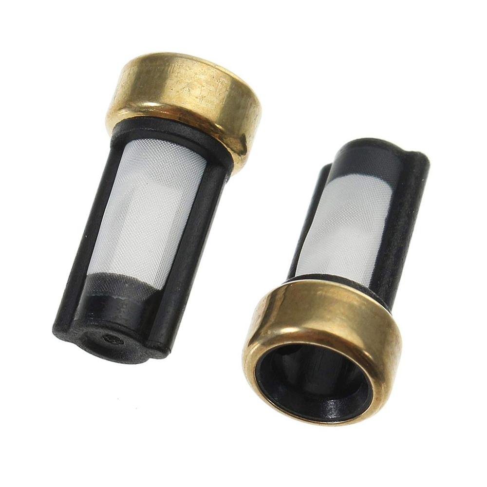 20PCS Universal Auto fuel injector micro filter Case12*6*3mm basket fuel injector filter for bosch injectors Fuel Inject Parts