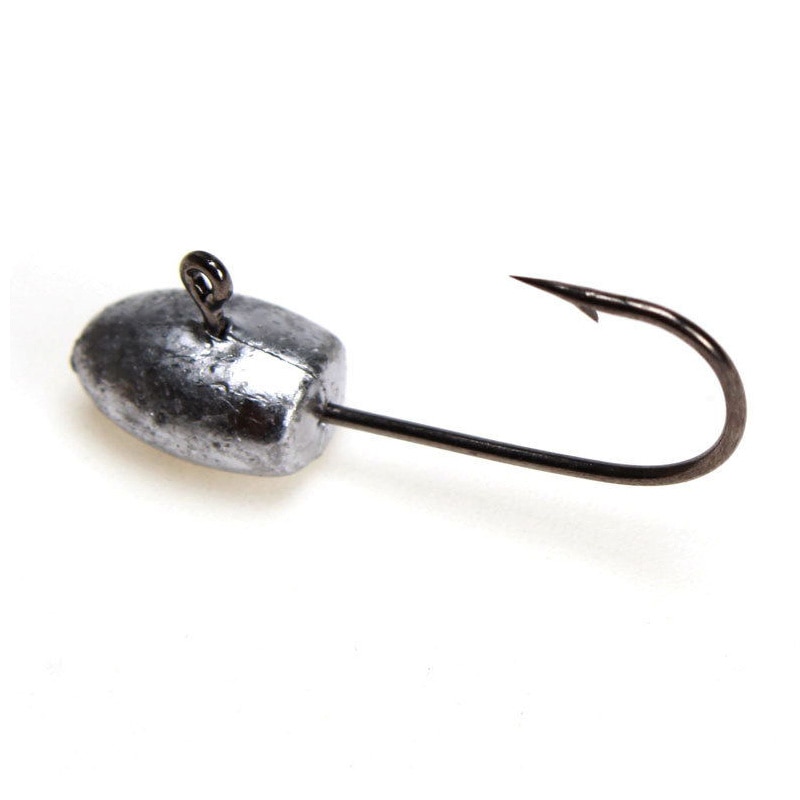 Anzuelo de gusanos pequeños y suaves de OBSESSION, anzuelo de Rockfish 1g, 2g, 3g, 4g, 10 Uds., Mini anzuelos de plomo para pesca de carpa