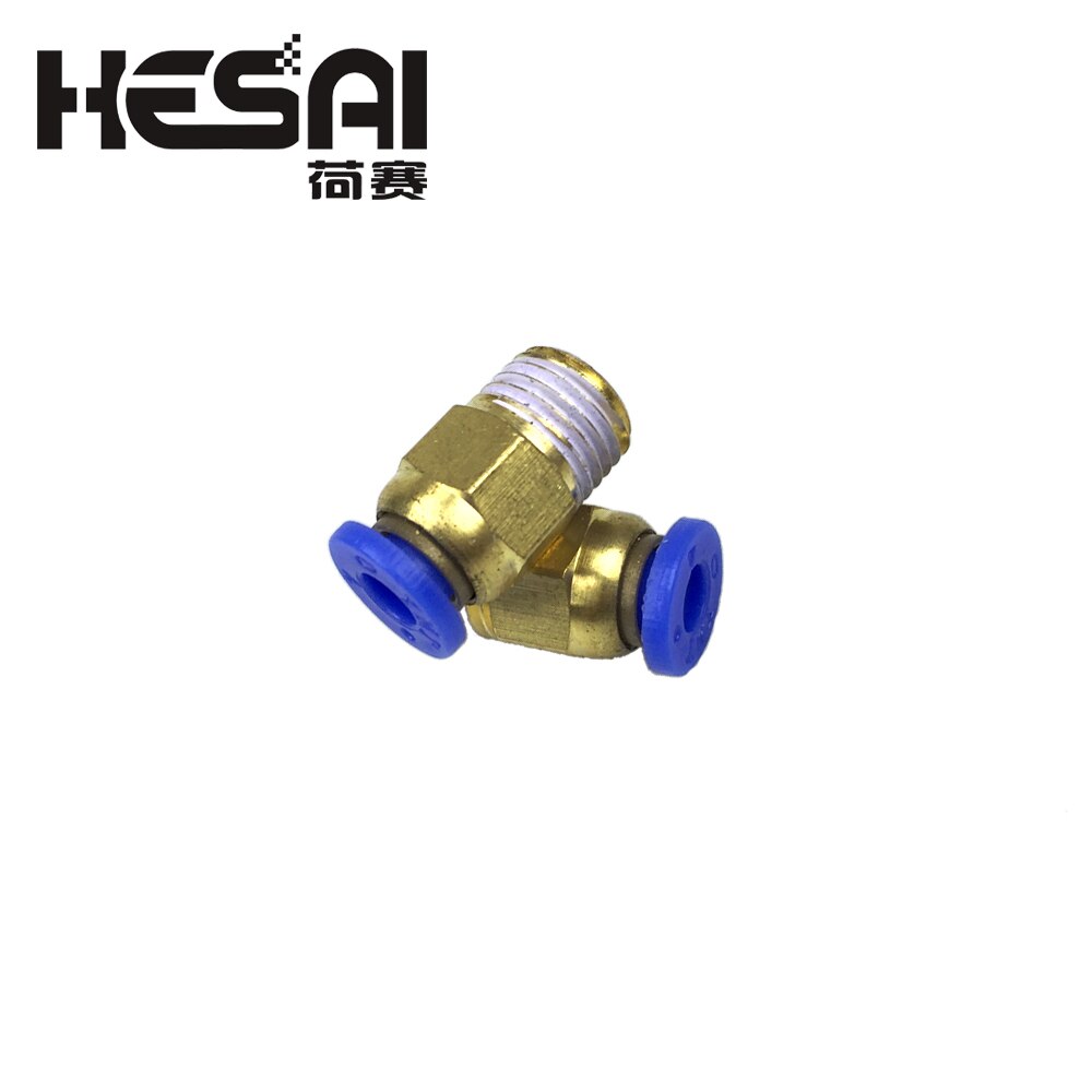 3D Printer Pneumatic Fitting Push in Quick Connector Fittings for PC4-01 1.75mm or PC6-01 3.0mm