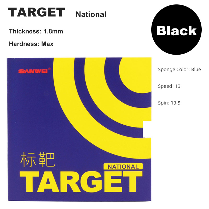 Oryginalna guma robić tenisa stołowego Sanwei cel seria lepki Provincal niebieski krajowy świst Pong żeglowanie guma z elastyczną gąbką: Kremowobiały