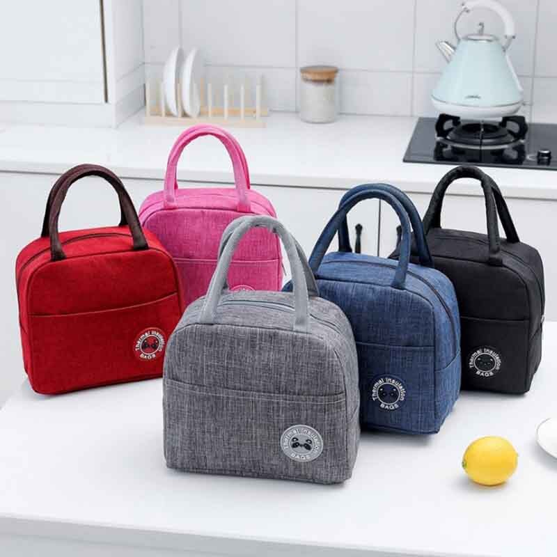 Kationische Wasserdichte Tragbare Eis Pack Thermische Isolierung Tasche Lunchbox Tasche Thermische Isolierung Tasche Aluminium Folie Verdickt Mittagessen