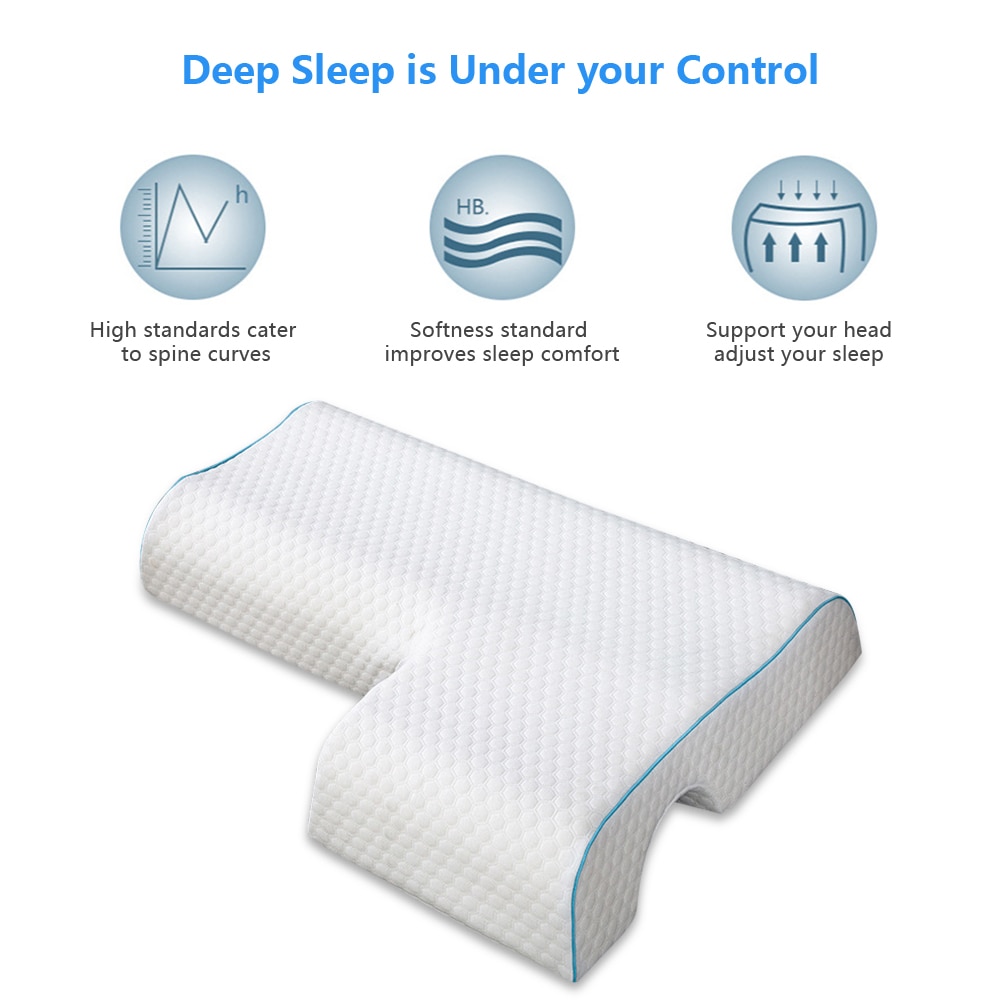 Traagschuim beddengoed kussen traag rebound druk kussen gezondheids nek koppel kussen multifunctioneel - druk handkussen