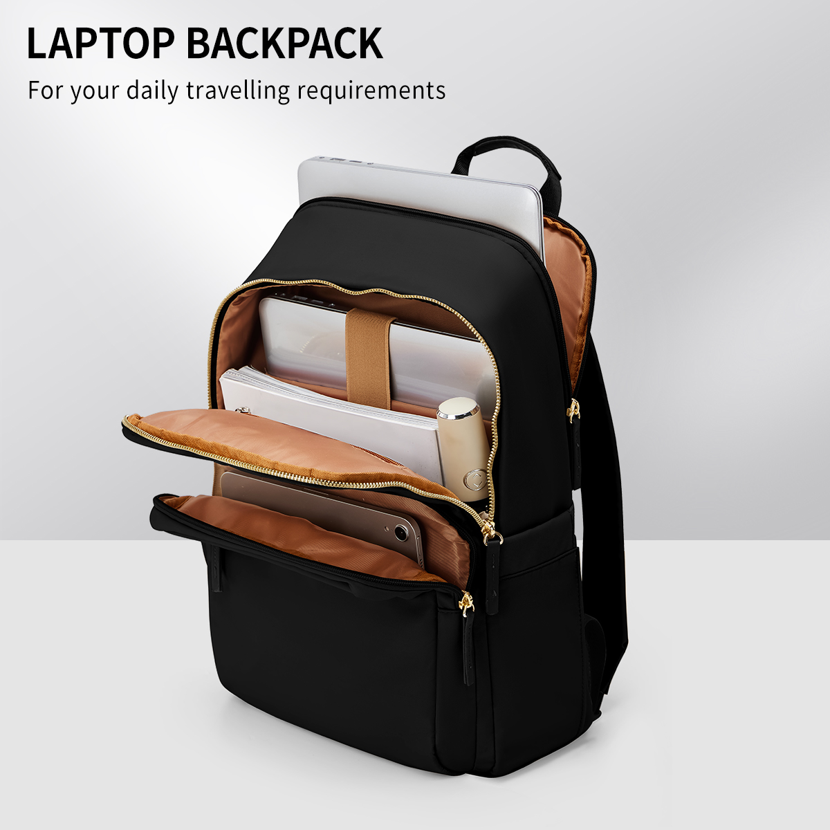 Mochila para ordenador portátil para mujer, se adapta a ordenador portátil de 14/15 pulgadas, mochila ligera impermeable a la para mochila de enfermera y profesora, mochila escolar para niña: Azul cielo