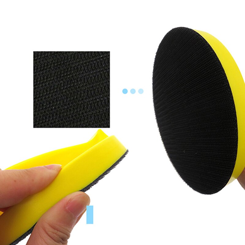 6 Inch Hand Sanding Block Sandpaper Backing Polishing Pad Hand Grinding Block Foam Sanding Disc Holder