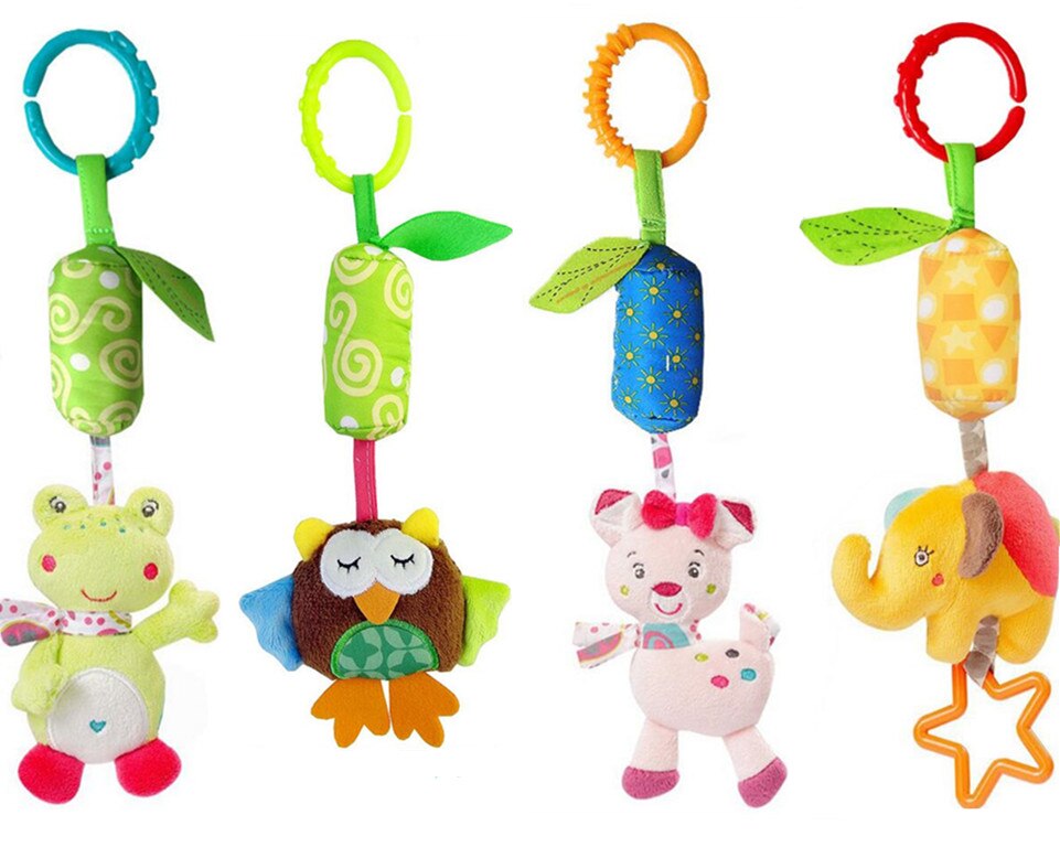 JJOVCE Schöne tier Baby Rasseln Kinderwagen Hängen Spielzeug Plüsch Handys Campanula klassische spielzeug für kinder 40% off