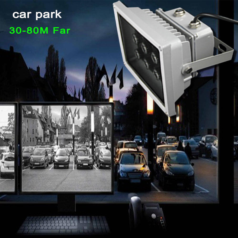 FELT 9W 940nm IR illuminator Auxiliary IR lamp for Hikvision 90degree CCTV IP camera Parking system Security & Protection