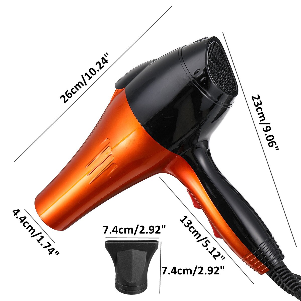 Secador de pelo de 110v con enchufe estadounidense de 3000W, aire y frío, secador de pelo, secador de pelo, herramientas de estilismo para salones y uso doméstico, secador de pelo