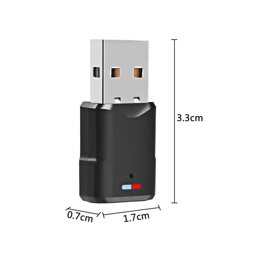 USB Bluetooth 5.0 Audio Transmitter No Delay Wireless Adapter For Macbook PC Notebook PS4 Pro Nintendo Switch Pairing 2 Headsets