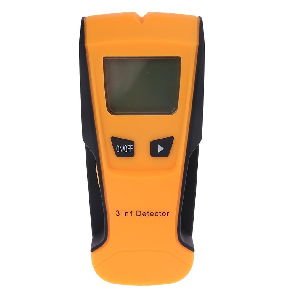 Yellow TH210 Wall Thickness Gauge Without Battery Backlight Stud Metal AC Wire Scanner Wall Stud Finder Electronic Auto