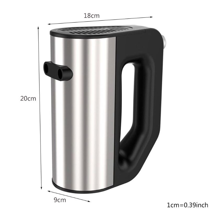 Elektrische keukenmixer, handbediende eierklopper, 5 snelheden, praktische garde voor melk, koffie, shaker, mixer, kookgereedschap