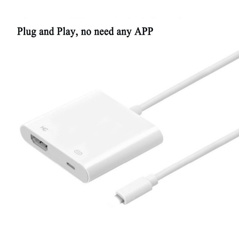 K 1080P Telefon HDMI Kabel, für Apple Handys 8-Pin Port HD TV/Projektor Converter Adapter Für IPhone/IPad Projetor Zubehör