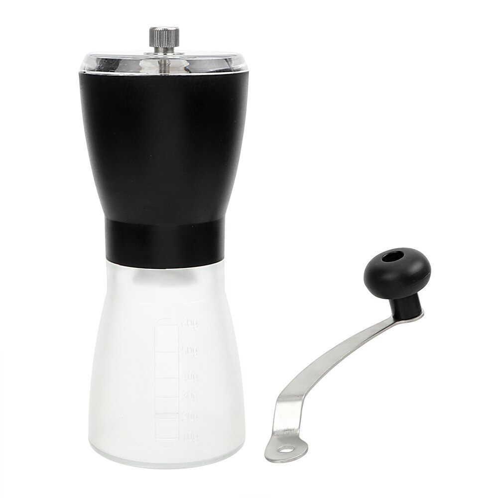 Hilife home kitchen tool handmatige koffiemolens koffiebonenmolen abs keramische kern stalen handkoffiemolen
