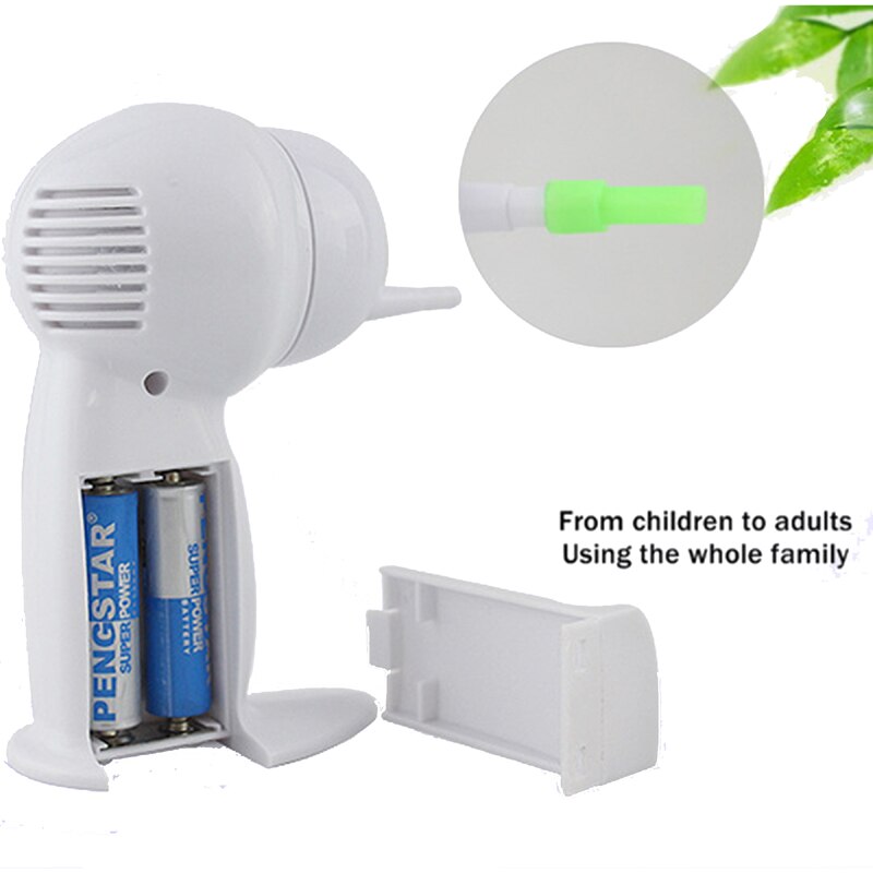 Electric Vacuum Cordless Ear Cleaner Ear Wax Remover Tools Safety Ear Cleaning Device Family Ear Care Reusable Wireless