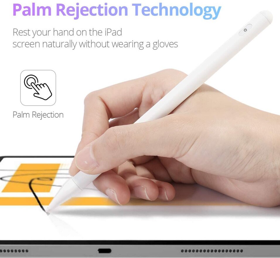 Apple Pencil Tablet pen Active Stylus Pen For iPad Pro 11 12.9 10.5 9.7 mini 5 Air Smart Stylus Palm Rejection Touch Pen