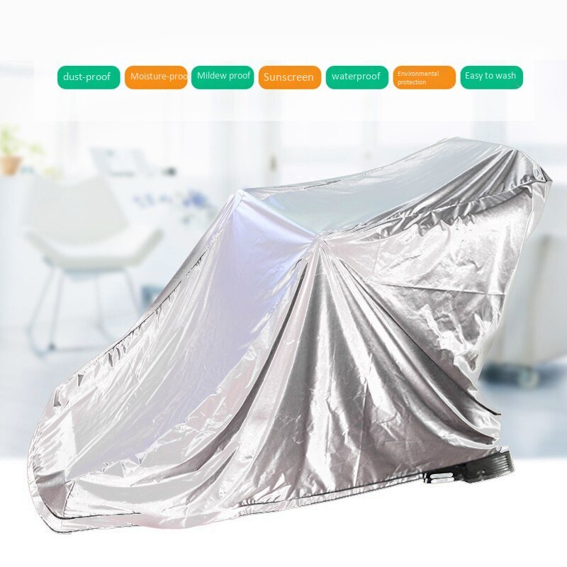 Exercise Bike Cover Upright Indoor Cycling Protective Cover Waterproof Sunshine-Proof Cover Compatible with Peloton Bike